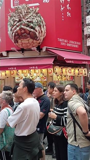 凄い❗️大阪、道頓堀の賑わい。