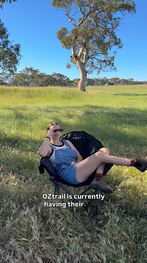 The Most Comfortable Chair 🌙 Extra padding, adjustable back support, side storage, and a drink holder make the Roamer Moon Chair a camping essential. Pair with the wearable Anywhere blanket for next-level comfort - on sale for Black Friday. Upgrade your camp setup Today with OZtrail 🌲 | OZtrail Australia
