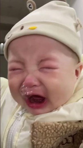 Cute Baby Crying With runny nose| just watch|