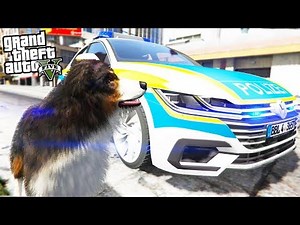 POLIZEIHUND im Einsatz! - GTA 5 Polizei Mod - Deutsch - LSPDFR