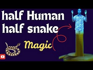 Half human half snake capcut magic tutorial