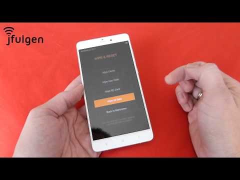 Xiaomi Mi Note - Restablecer datos de fabrica