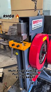 79K views · 8.7K reactions | Multifunctional cutting and punching machine#reels #ironworker #ironworkers #cuttingmachine #anglecuttingmachine | Ranjit Hydraulics | Facebook