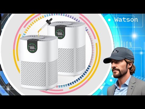 VEWIOR 2 Pack Air Purifiers with H13 HEPA for Home, Bedroom, Large Rooms up to 1200 sq.ft