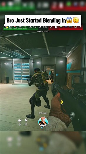 Bro Started Blending In😱😳 #rainbowsixsiege #rainbowsix #r6 #rainbow6 #nxietygames