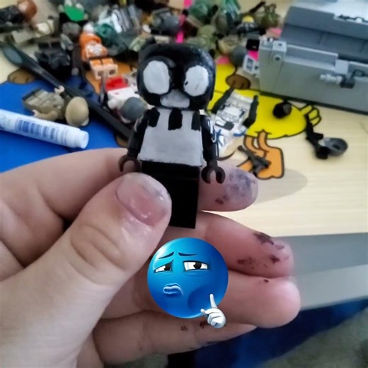 Bitte kein hate tankman Hand made steve lego #lego #fnf #tankman #steven