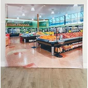 Excellerations Grocery Store Backdrop