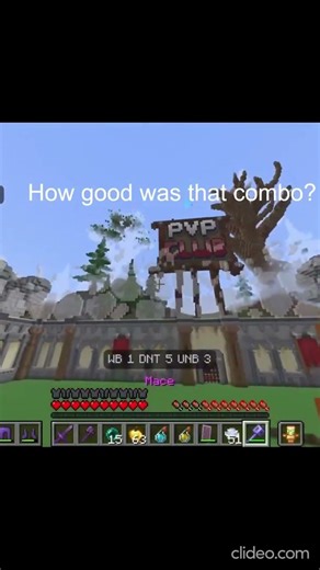 Greatest air combo ever🤣 #minecraft #minecrafthumor #minecraftmemes #mincraftpvp #minecrafthumor