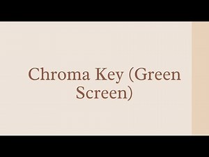 14. Chroma Key Green Screen in Filmora