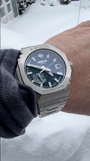 New G-SHOCK MRG-B2100D-2ADR „Hanada Iro“: MR-G CasiOak am Arm #gshock #watchdavid #mrg