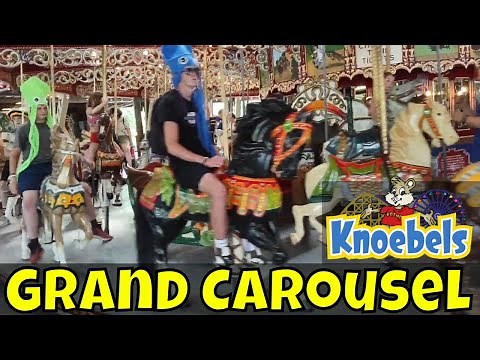 Knoebels Carousel 2023 | Famous Grand Carousel of Knoebels Amusement Resort PA USA | Hamara America