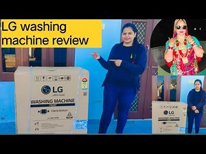 LG semi automatic washing machine review // LG washing machine unboxing and how to use it