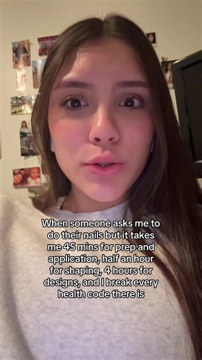 They always turn out fire tho #beginner #nails #gelx #relatable #beginnernailtech