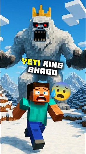 i found yeti in Minecraft #shorts #trending #ytshorts