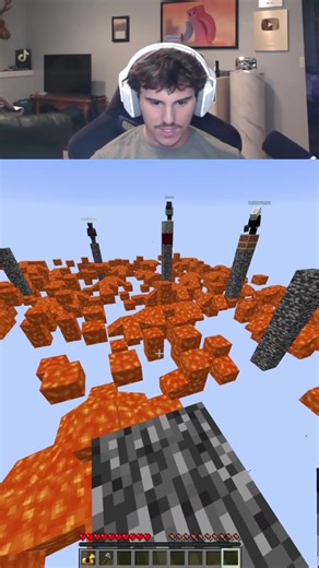 Minecraft lava rise #minecraft #minecraftmemes #minecrafter