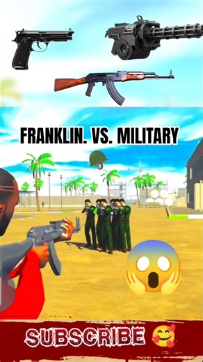 FRANKLIN VS MILITARY 🪖💪#ibd3d#franklinvsarmy#indianbikedriving#indianbikedriving3d#shorts#gaming#yt