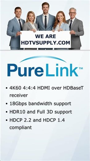 PureLink HCE III-L RX 4K HDMI over HDBaseT Extender w/Loop Out - Receiver