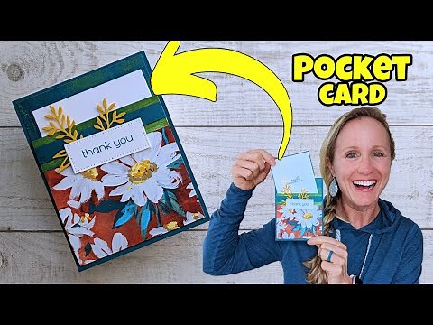 Easy Pocket Card You Can Make with Patterned Paper