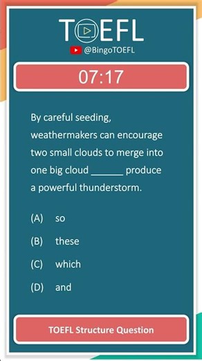 TOEFL Grammar Practice #549 | Structure Questions (Coordinate Conjunction / Parallel Structure)