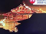 Japan's historic Shuri Castle torn apart during tragic blaze