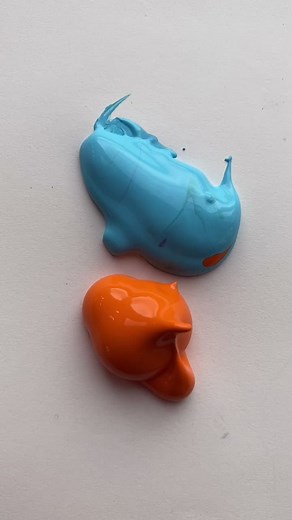 Blue and Orange Color Mixing Ideas