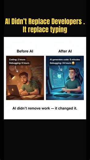 Before AI vs After AI in Coding | Reality of AI for Developers #ai #javadeveloper #coding #shorts