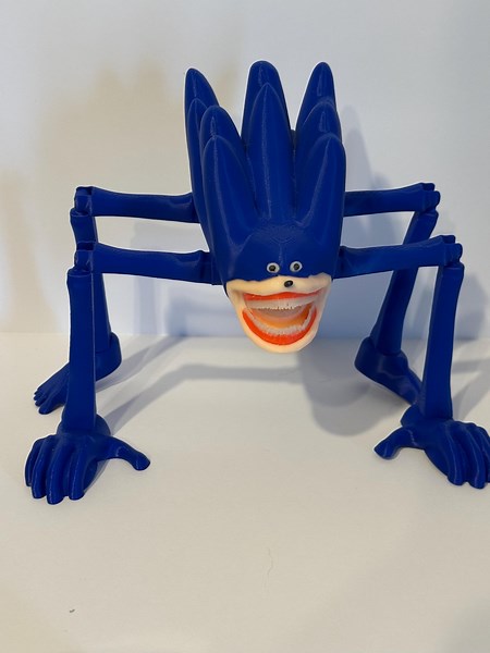 Shin Inspired Character – Articulated 3D Printed Collectible-shin Super Sonic Inspired - Etsy