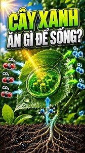 Cây xanh ăn gì để sống?