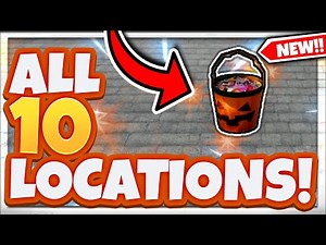 ALL *10* CANDY BUCKET LOCATIONS In Roblox Restaurant Tycoon 2! Halloween Event Update!
