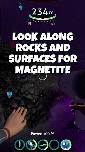 Red Grass Caves Hide THIS Resource #subnautica #magnetite #shorts