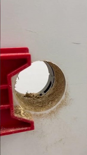 Milwaukee door lock jig is the way to go!