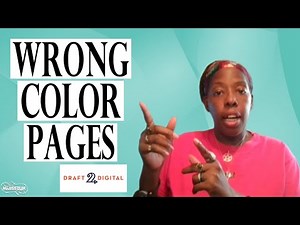 Draft2Digital Print Wrong Color Pages - Learn How to Avoid This Problem