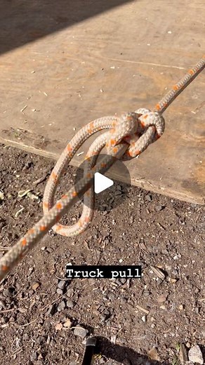 Adam Perry | This farmers loop is new to me , I’ve seen it in the Ashley’s book of knots and supposedly it’s easy to undo after a heavy load . It is 👍.... | Instagram