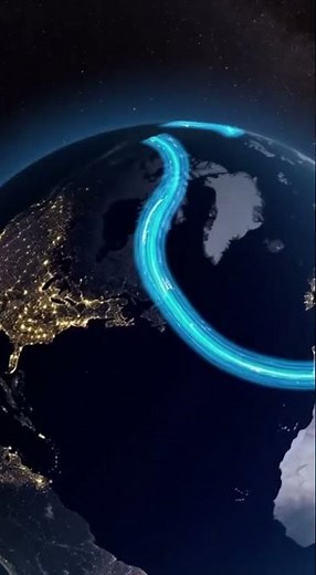 Why Planes Follow This Invisible Path Across the Atlantic ✈️ Jet Stream Highway 🌍