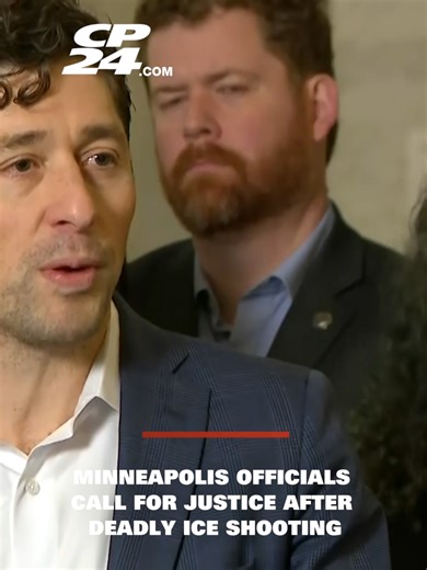 Officials in Minneapolis call on the federal administration to allow local authorities to help investigate a deadly ICE-involved shooting of Renee Good. #cp24 #cp24news #usa