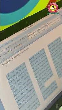 How to Create a Newspaper Layout in MS Word | R.S.D. Public School | #msword