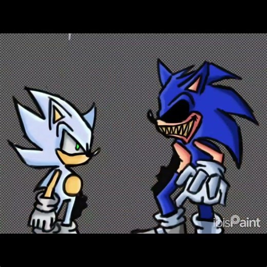 hyper sonic vs 2011x speedpaint #sonic #outcomememories #sonicexe #supersonic