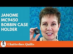 How to Insert the Bobbin Case Holder on the Janome MC9450