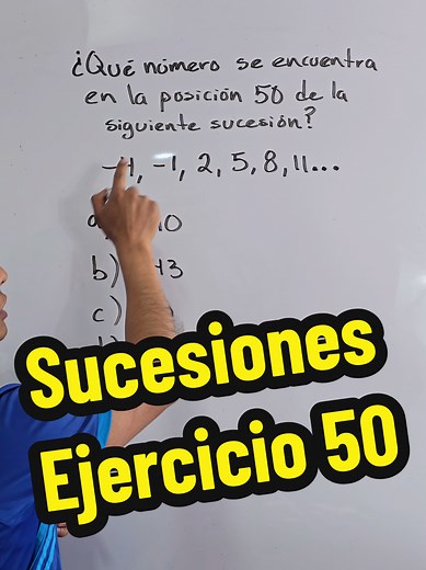 Sucesiones: ¿Qué número está en la posición 50? (Prepa Parte 58)