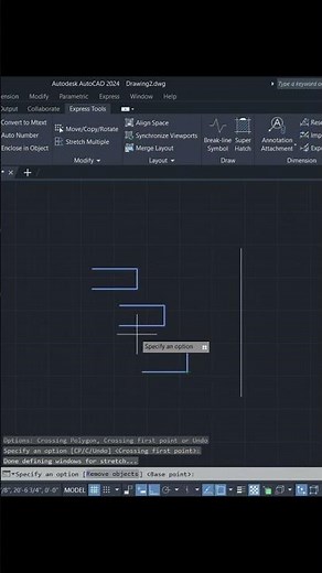How to Use Multiple Stretch in AutoCAD | AutoCAD Stretch Command Tips