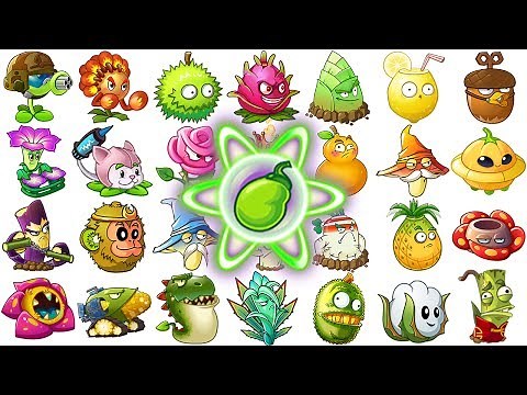 All Premium Plants Power-Up! in Plants vs Zombies 2 (Chinese Version)