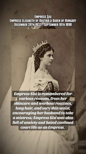 #empress#sisi#sissi#womeninhistory#royalhistory#tragicstory#herstory#historyshorts#historyreels#fyp