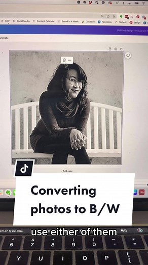 How to Make Black and White Photos on Canva: Easy Tutorial