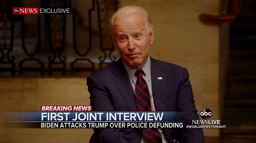 70K views · 1.4K reactions | ABC NEWS EXCLUSIVE: David Muir and Robin Robert sit down with Joe Biden and Kamala Harris for their first joint interview as the Democratic ticket, pressed on several topics including Pres. Trump’s attacks, the coronavirus and systemic racism. Rachel Scott with a preview. | ABC World News Tonight with David Muir | Facebook