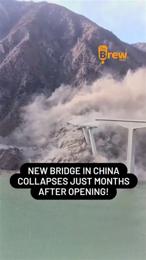 1.3K views | Newly built Hongqi Bridge collapses in China after a...
