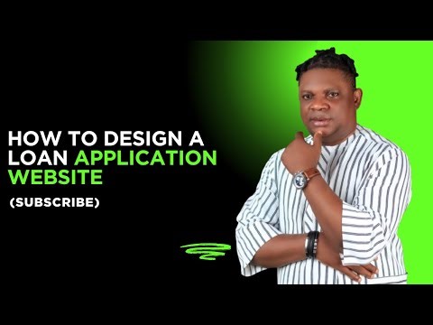 How to Design a Loan Application Website