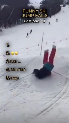 Ranking Funny Ski Jumps Fails #skiing #funny