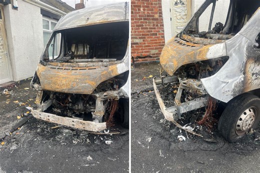 Volunteers deeply shocked as Sunderland charity's van destroyed in suspected arson attack