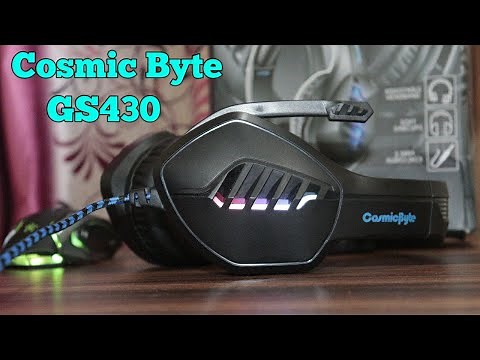 COSMIC BYTE GS430 Gaming Headphones - Unboxing and Full Review - Connect with Phone,Laptops etc