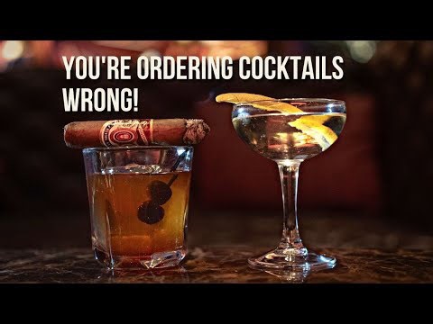 How to PROPERLY order cocktails at a bar!